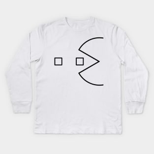 Nom nom minimalist Kids Long Sleeve T-Shirt